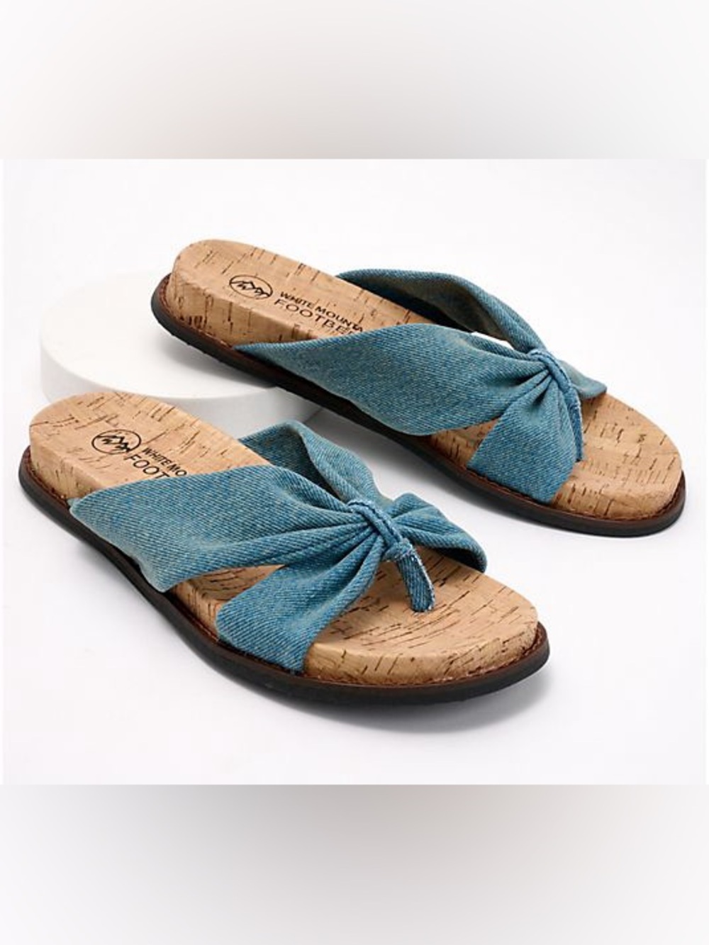 White Mountain Malanga Thong Sandals Size 7